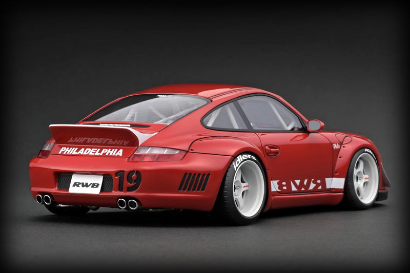 Load image into Gallery viewer, Porsche RWB 997 Red IGNITION MODEL 1:18
