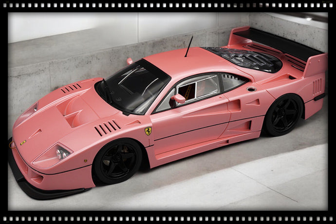 Ferrari F40 LM 1996 Press Version Rose avec jantes noires TECNOMODEL 1:18