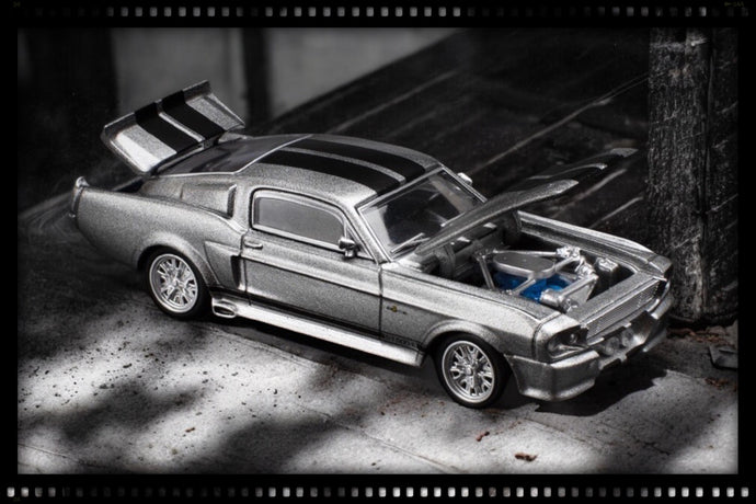 Ford Shelby Mustang GT500 1967 Grey/Black POP RACE 1:64