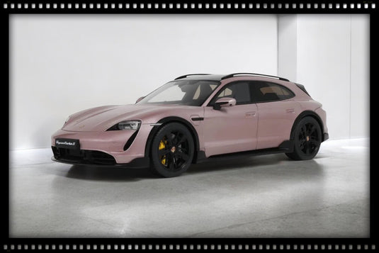 Porsche Taycan Turbo S Cross Turismo Pink 2022 GT SPIRIT 1:18