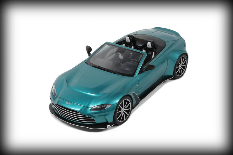 Chargez l&#39;image dans la visionneuse de la galerie, Aston MARTIN V12 VANTAGE ROADSTER TAYOS TURQUOISE GT SPIRIT 1:18
