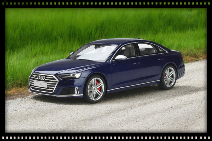 Audi S8 (D5) Navarrablauw 2020 GT SPIRIT 1:18