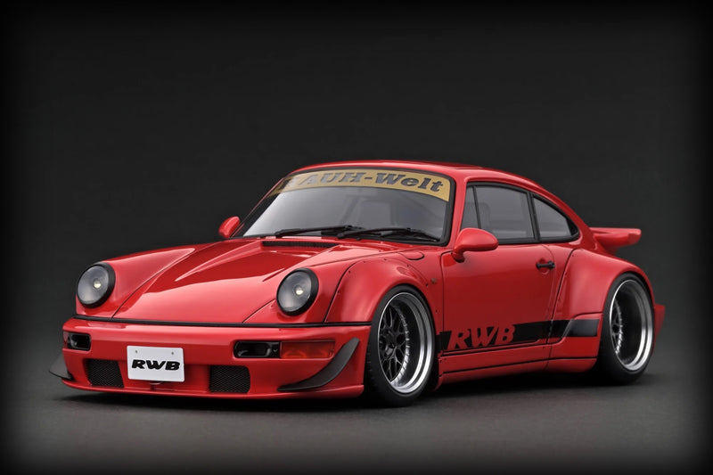 Chargez l&#39;image dans la visionneuse de la galerie, Porsche RWB 964 Rouge IGNITION MODEL 1:18
