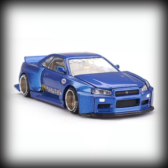 Nissan SKYLINE GT-R (R34) KAIDO*HOUSE (V2 AERO) SHINJUKU V2 1999 MINI GT 1:64