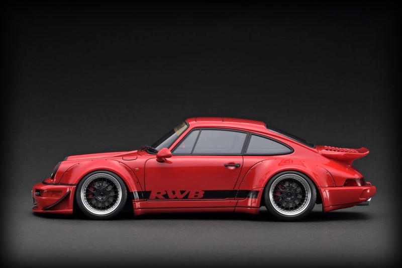 Chargez l&#39;image dans la visionneuse de la galerie, Porsche RWB 964 Rouge IGNITION MODEL 1:18
