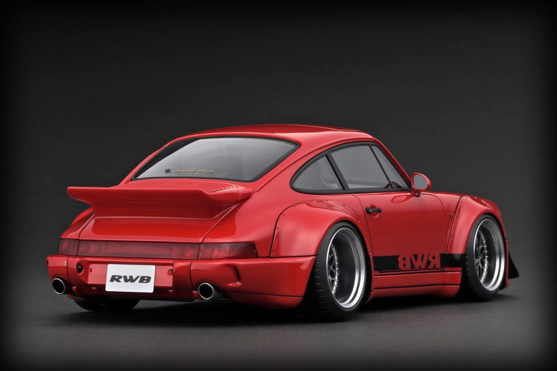 Laad de afbeelding in de Gallery-viewer, Porsche RWB 964 Rood IGNITION MODEL 1:18
