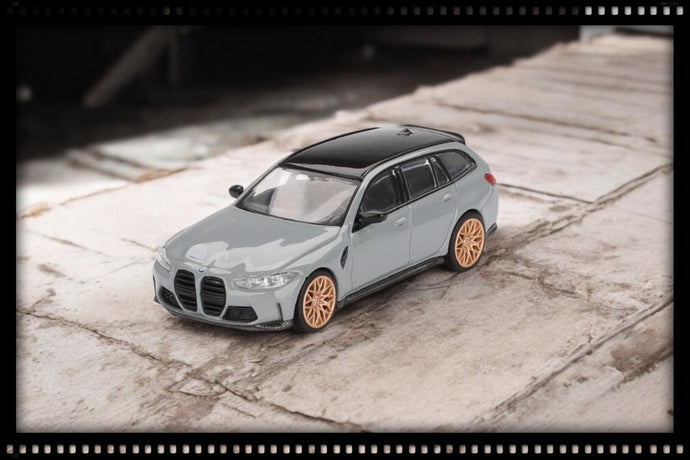 Bmw M3 TOURING (G81) COMPETITION BROOKLYN GRIJS 2024 (LHD) MINI GT 1:64