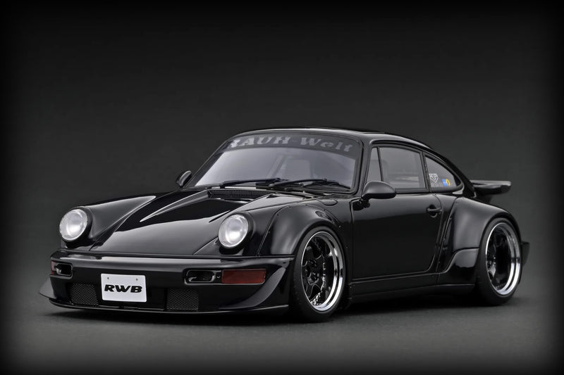 Load image into Gallery viewer, Porsche RWB 964 Black IGNITION MODEL 1:18
