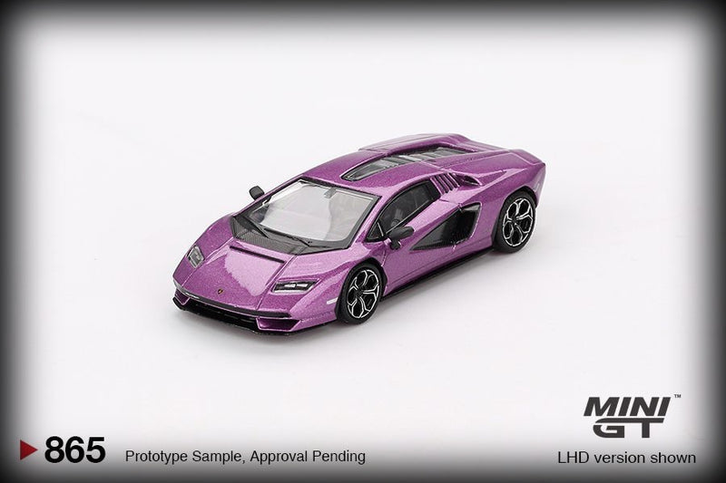 Chargez l&#39;image dans la visionneuse de la galerie, Lamborghini COUNTACH LPI 800- 4 VIOLET 30TH 2023 (LHD) MINI GT 1:64
