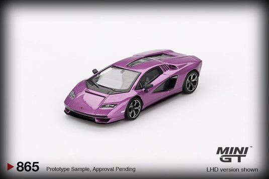 Lamborghini COUNTACH LPI 800- 4 VIOLET 30TH 2023 (LHD) MINI GT 1:64