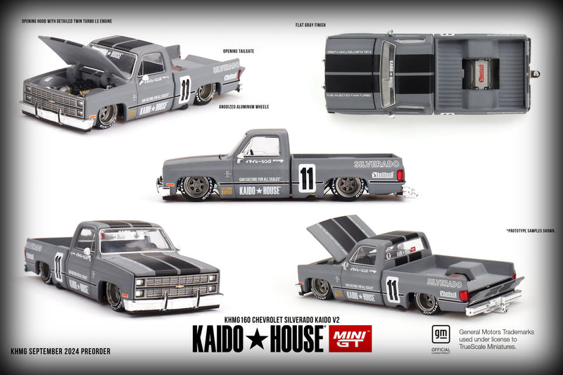 Chargez l&#39;image dans la visionneuse de la galerie, Chevrolet SILVERADO KAIDO*HOUSE V2 1980 MINI GT 1:64
