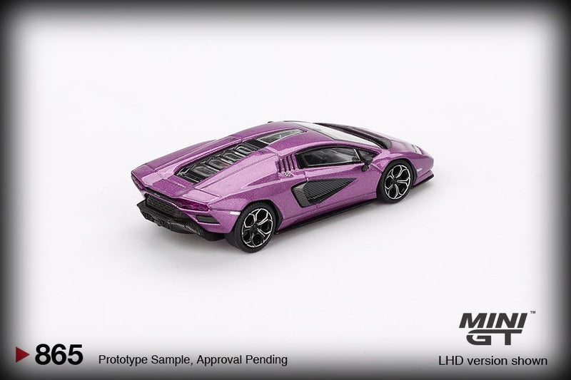 Chargez l&#39;image dans la visionneuse de la galerie, Lamborghini COUNTACH LPI 800- 4 VIOLET 30TH 2023 (LHD) MINI GT 1:64
