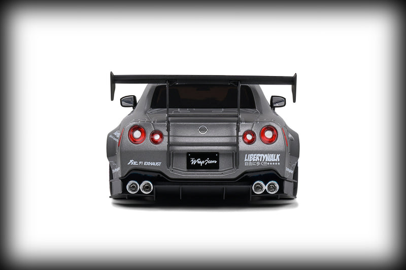 Chargez l&#39;image dans la visionneuse de la galerie, Nissan GT-R (R35) AVEC KIT CARROSSERIE LIBERTY WALK 2.0 CATALOGUE DESIGN 2020 SOLIDO 1:18
