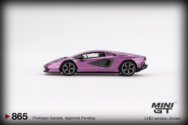 Chargez l&#39;image dans la visionneuse de la galerie, Lamborghini COUNTACH LPI 800- 4 VIOLET 30TH 2023 (LHD) MINI GT 1:64
