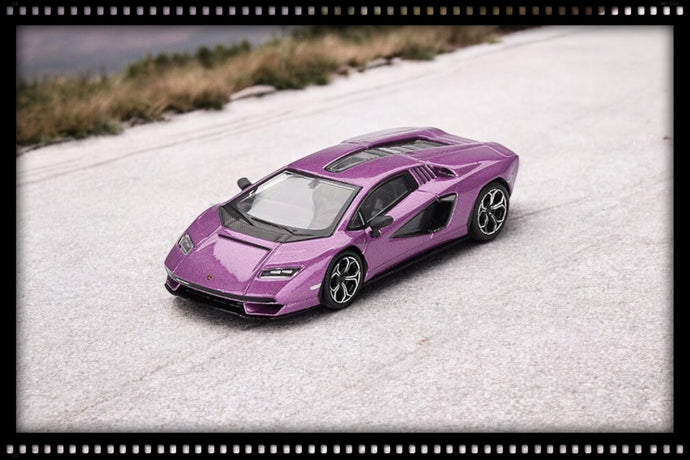 Lamborghini COUNTACH LPI 800- 4 PURPLE 30TH 2023 (LHD) MINI GT 1:64