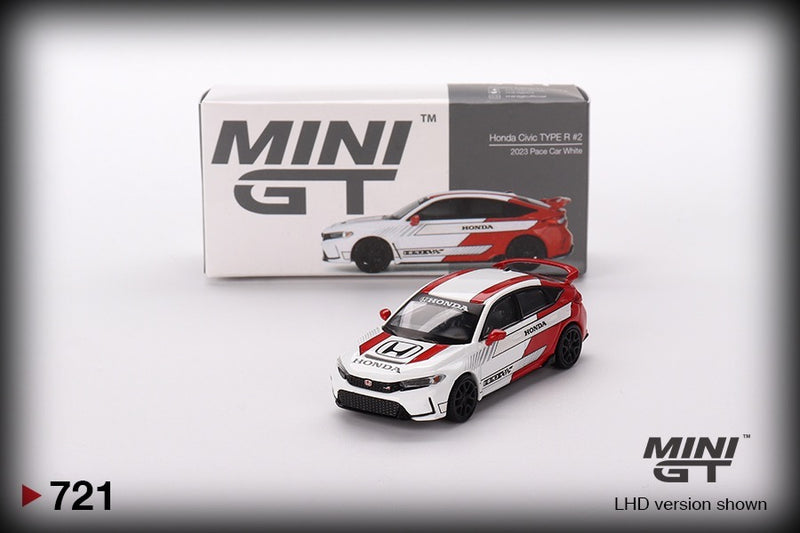 Load image into Gallery viewer, Honda Civic Type R #2 2023 Pace Car (LHD) MINI GT 1:64
