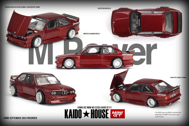 Chargez l&#39;image dans la visionneuse de la galerie, Bmw M3 (E30) KAIDO*HOUSE GT V1 1989 MINI GT 1:64
