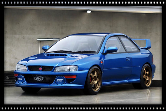 Subaru Impreza 22B-Sti Version (GC8) Bleu IGNITION MODEL 1:18