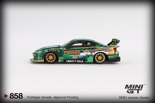 Nissan SILVIA S15 LB-SUPER SILHOUET FAUSTO RACING 2024 (RHD) MINI GT 1:64