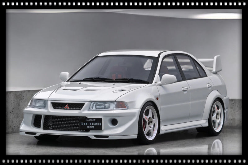 Laad de afbeelding in de Gallery-viewer, Mitsubishi Lancer Evolution VI GSR T.M.E (CP9A) Wit IGNITION MODEL 1:18
