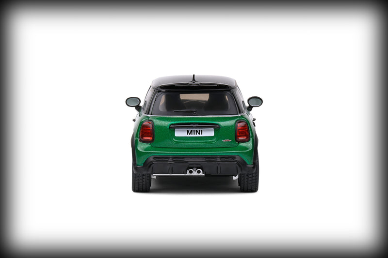 Chargez l&#39;image dans la visionneuse de la galerie, Mini COOPER JOHN WORKS BRITISH RACING VERT 2023 SOLIDO 1:43
