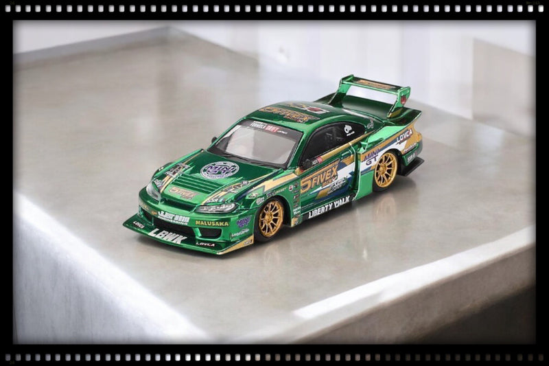 Laad de afbeelding in de Gallery-viewer, Nissan SILVIA S15 LB-SUPER SILHOUET FAUSTO RACING 2024 (RHD) MINI GT 1:64
