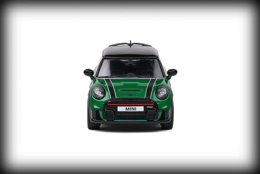 Mini COOPER JOHN WORKS BRITISH RACING VERT 2023 SOLIDO 1:43