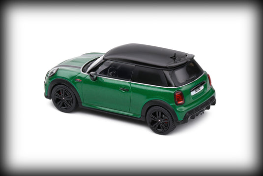 Mini COOPER JOHN WORKS BRITISH RACING VERT 2023 SOLIDO 1:43