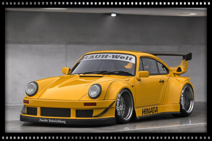 Porsche RWB 930 Yellow IGNITION MODEL 1:18