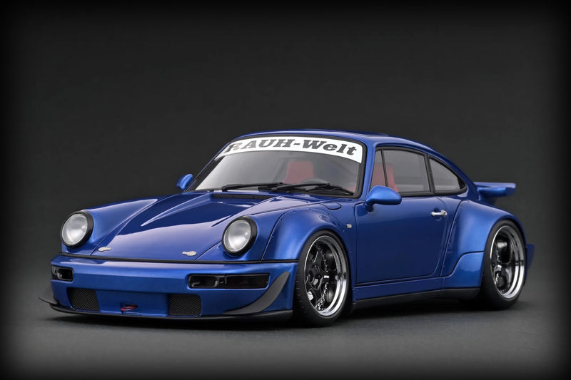 Laad de afbeelding in de Gallery-viewer, Porsche RWB 964 Blauw IGNITION MODEL 1:18
