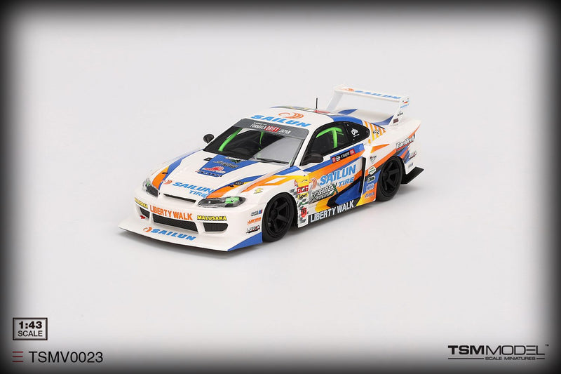 Load image into Gallery viewer, Nissan SILVIA S15 LB-SUPER SILHOUETTE #555 FORMULA DRIFT JAPAN 2023 TSM Models 1:43
