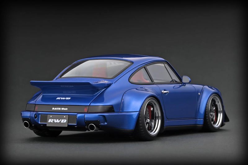 Laad de afbeelding in de Gallery-viewer, Porsche RWB 964 Blauw IGNITION MODEL 1:18
