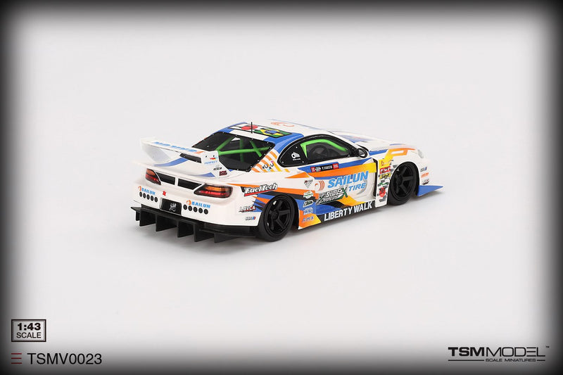 Laad de afbeelding in de Gallery-viewer, Nissan SILVIA S15 LB-SUPER SILHOUET #555 FORMULE DRIFT JAPAN 2023 TSM Models 1:43
