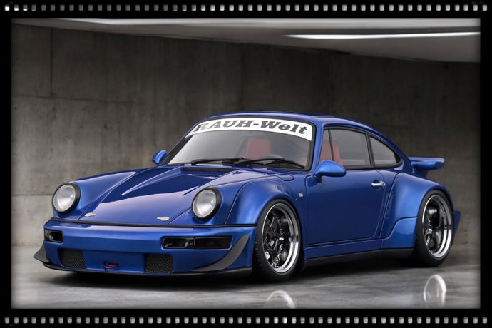 Porsche RWB 964 Blue IGNITION MODEL 1:18