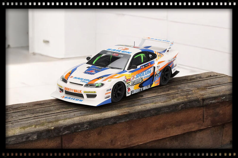 Load image into Gallery viewer, Nissan SILVIA S15 LB-SUPER SILHOUETTE #555 FORMULA DRIFT JAPAN 2023 TSM Models 1:43
