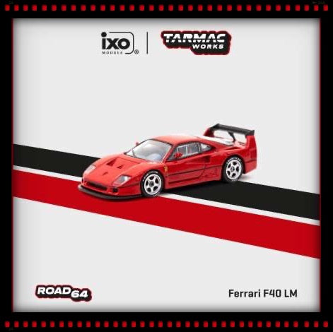 Load image into Gallery viewer, Ferrari F40 LM Red TARMAC WORKS 1:64
