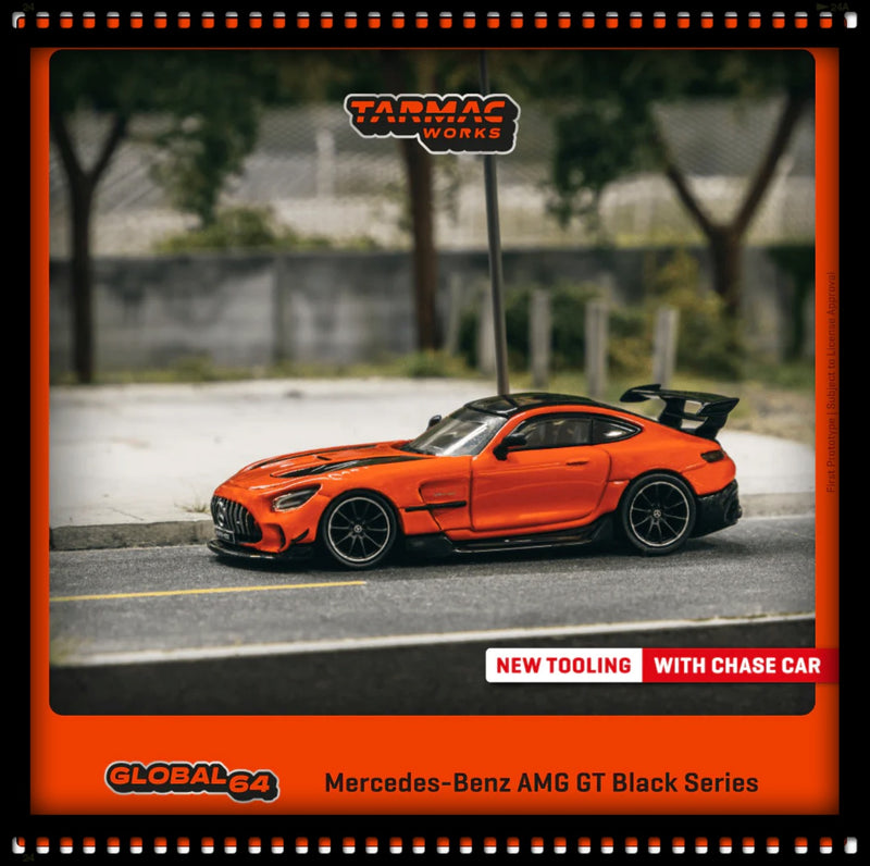 Load image into Gallery viewer, Mercedes-Benz AMG GT Black Series Orange TARMAC WORKS 1:64
