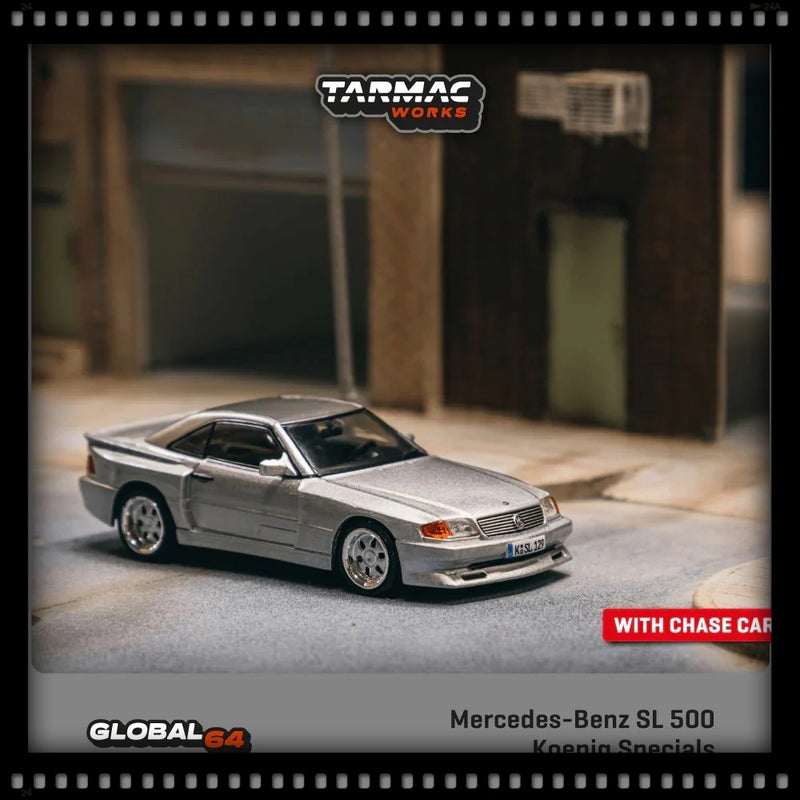 Load image into Gallery viewer, Mercedes-Benz SL 500 Koenig Specials Silver TARMAC WORKS 1:64
