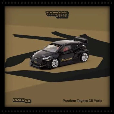 Toyota Yaris GR Pandem Black TARMAC WORKS 1:64