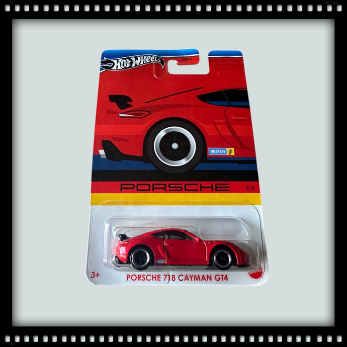 Porsche 718 CAYMAN GT4 HOT WHEELS 1:64