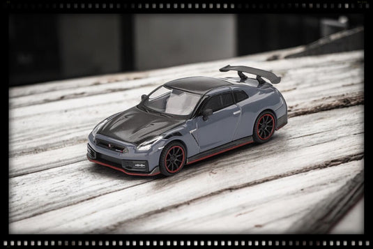 Nissan GT-R (R35) NISMO STEALTH GRAY 2024 (LHD) MINI GT 1:64