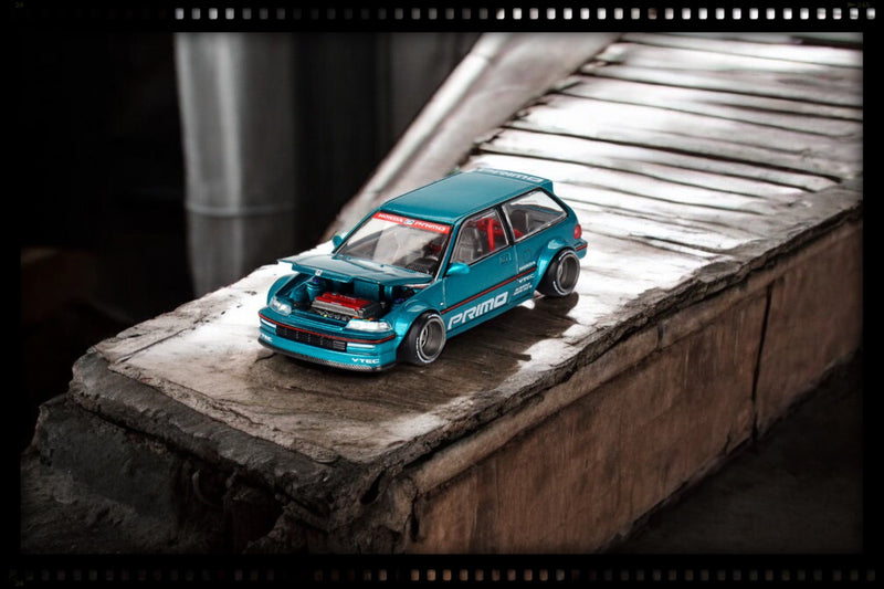 Load image into Gallery viewer, Honda CIVIC (EF) KAIDO WORKS V1 1987 MINI GT 1:64
