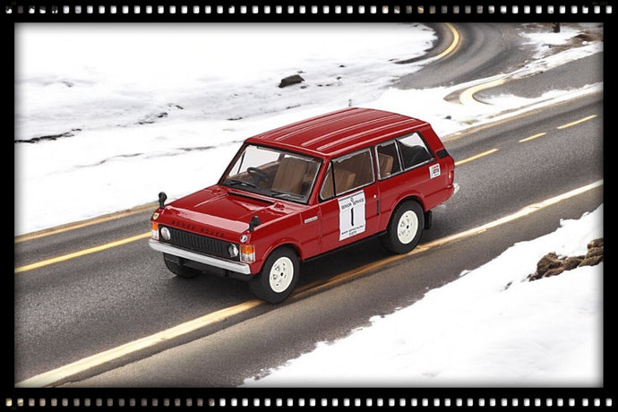 Land Rover RANGE ROVER #1 WINNAAR INTERNATIONALE HILL RALLY 1971 (RHD) MINI GT 1:64