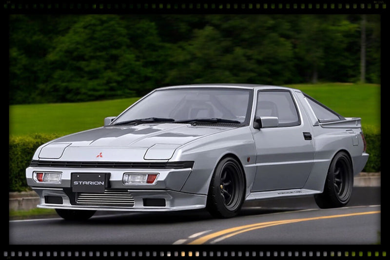 Laad de afbeelding in de Gallery-viewer, Mitsubishi STARION 2600 GSR-VR (E-A187A) Zilver IGNITION MODEL 1:18
