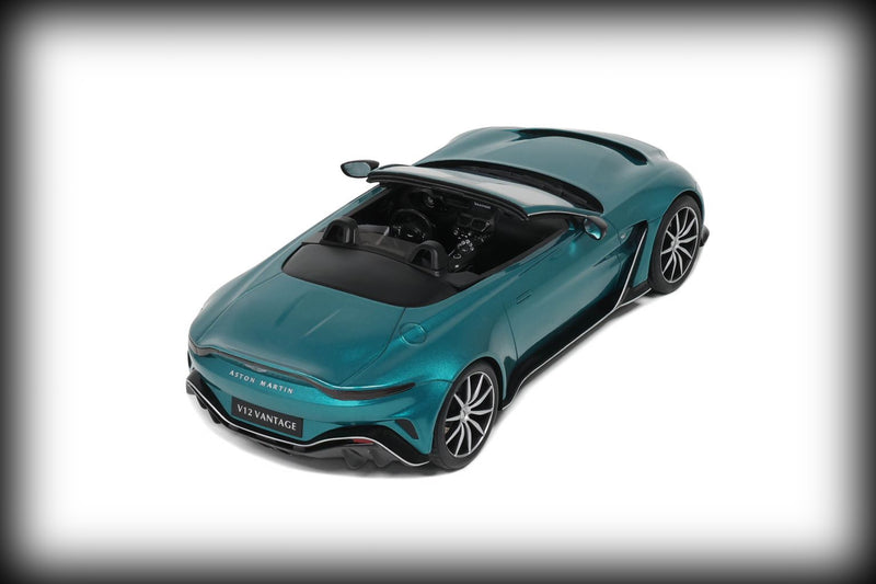 Chargez l&#39;image dans la visionneuse de la galerie, Aston MARTIN V12 VANTAGE ROADSTER TAYOS TURQUOISE GT SPIRIT 1:18
