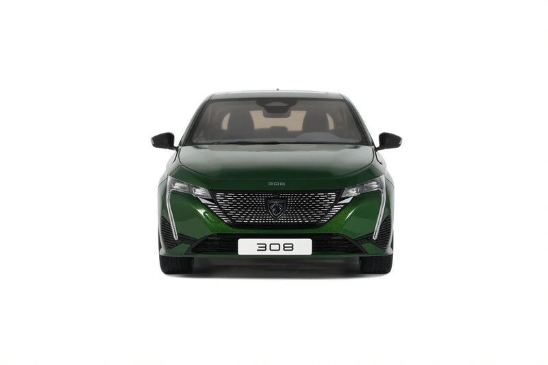 Chargez l&#39;image dans la visionneuse de la galerie, Peugeot 308 GT VERT OLIVE 2022 OTTOmobile 1:18
