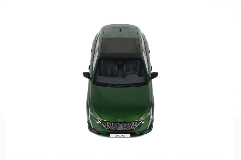 Chargez l&#39;image dans la visionneuse de la galerie, Peugeot 308 GT VERT OLIVE 2022 OTTOmobile 1:18
