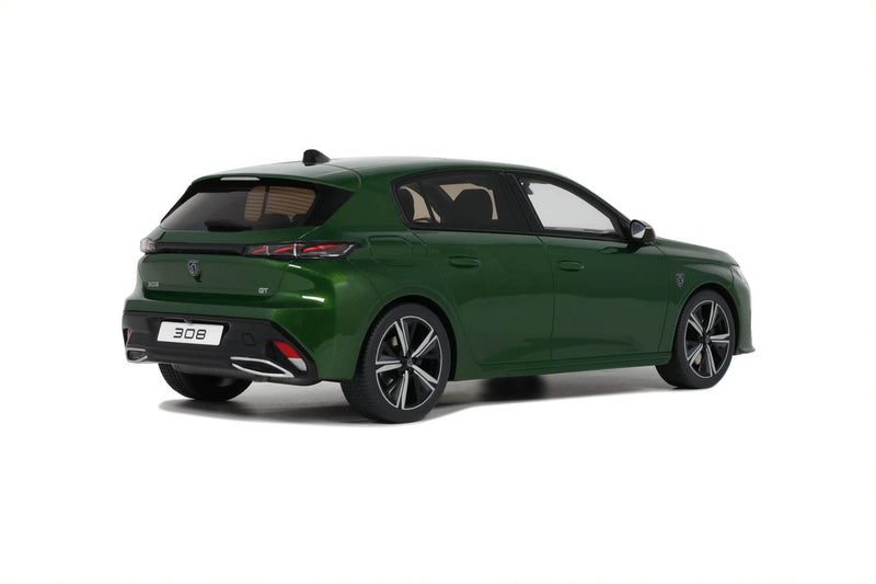 Chargez l&#39;image dans la visionneuse de la galerie, Peugeot 308 GT VERT OLIVE 2022 OTTOmobile 1:18
