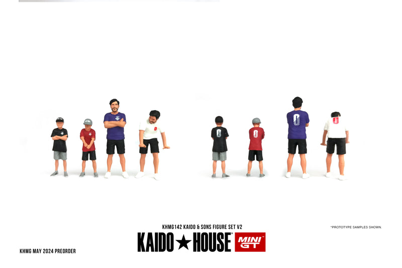 Laad de afbeelding in de Gallery-viewer, Kaidohouse 1-64 FIGUURTJES KAIDO &amp; SONS V2 2024 MINI GT 1:64
