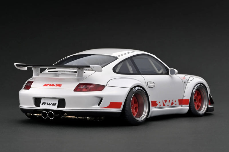 Laad de afbeelding in de Gallery-viewer, Porsche RWB 997 GT3 Wit IGNITION MODEL 1:18
